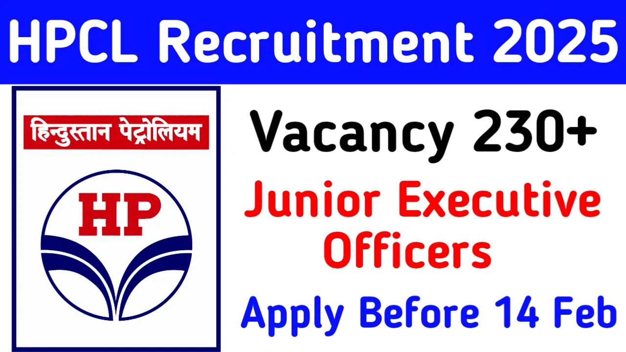 HPCL Junior Executive Officer Recruitment 2025