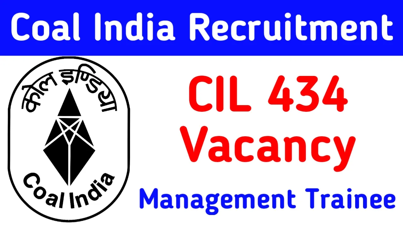 Coal India Limited MT Recruitment 2025