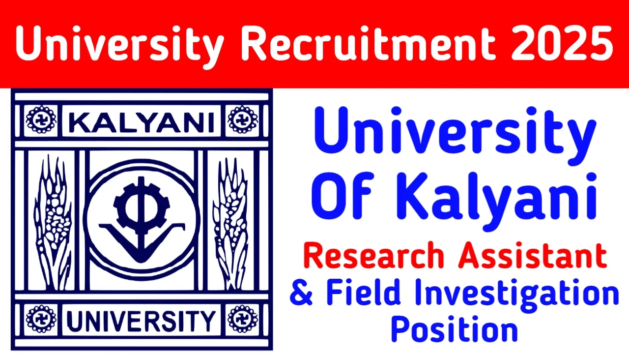 University Of Kalyani Recruitment 2025