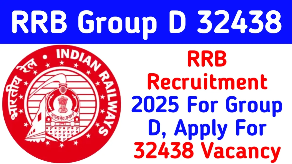 RRB Group D 32438 Vacancy Online Form 2025