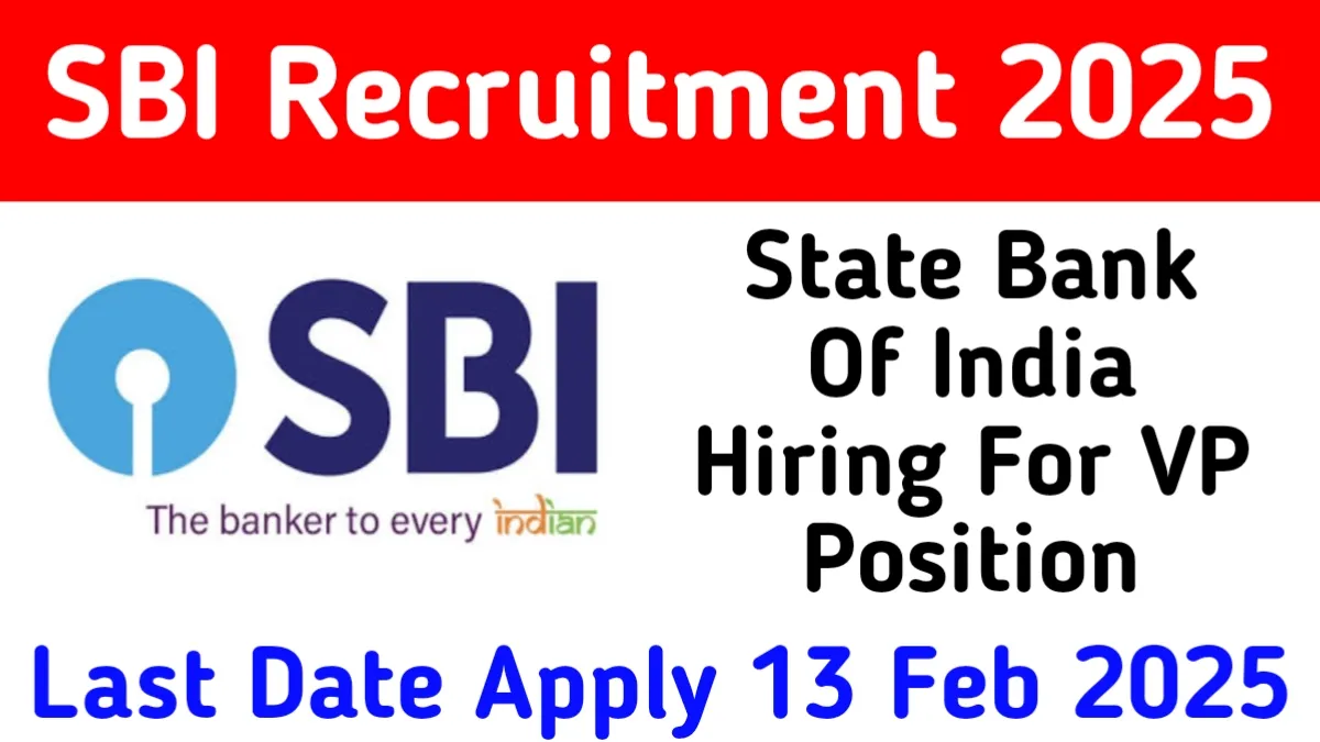 SBI Bank SCO Recruitment 2025